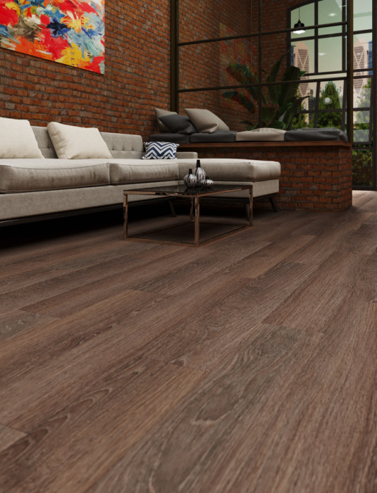 Кварцвиниловая плитка EcoClick EcoRich Дуб Визна NOX-2077