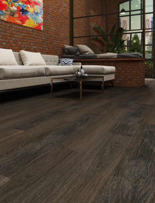 Кварцвиниловая плитка EcoClick EcoRich Дуб Валькур NOX-1975