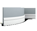 Плинтус Orac Decor SX105F 2000х108х13 мм