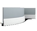 Плинтус Orac Decor SX187F 2000х75х12 мм