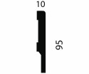 Плинтус Cosca Decor AP73 95x10x2400 мм
