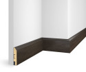 Плинтус Cosca Decor NanoFlex ЕP07 Дуб Темный 80x16x2400 мм