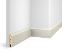 Плинтус Cosca Decor NanoFlex ЕP07 Груша Белая 80x16x2400 мм
