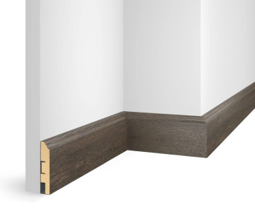 Плинтус Cosca Decor NanoFlex ЕP07 Дуб Турецкий 80x16x2400 мм