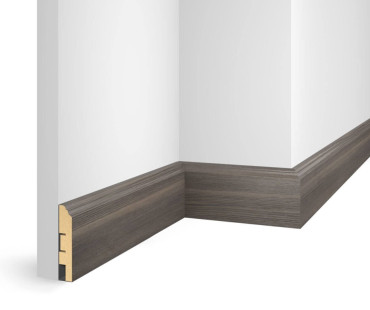 Плинтус Cosca Decor NanoFlex ЕP07 Дуб Деревенский 80x16x2400 мм