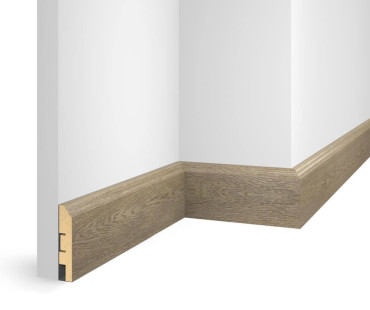Плинтус Cosca Decor NanoFlex ЕP07 Дуб Корсика 80x16x2400 мм