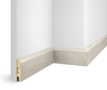 Плинтус Cosca Decor NanoFlex ЕP07 Дуб Перламутровый 80x16x2400 мм
