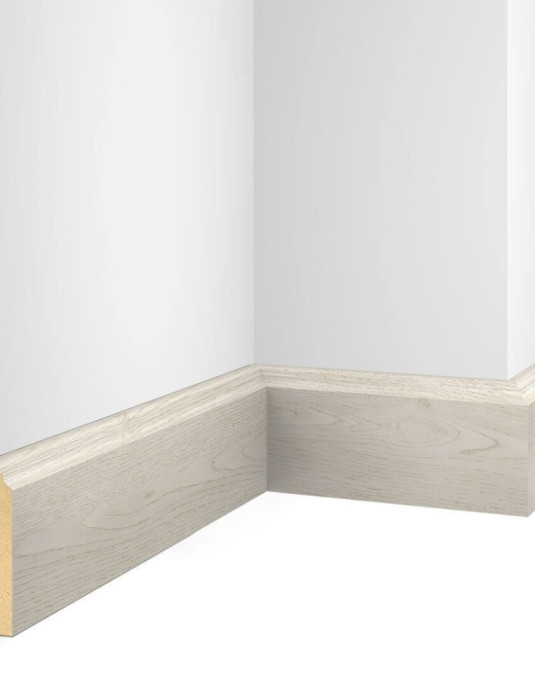 Плинтус Cosca Decor NanoFlex ЕP07 Дуб Перламутровый 80x16x2400 мм