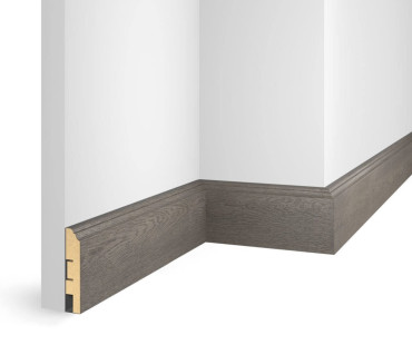 Плинтус Cosca Decor NanoFlex ЕP07 Дуб Сицилия 80x16x2400 мм