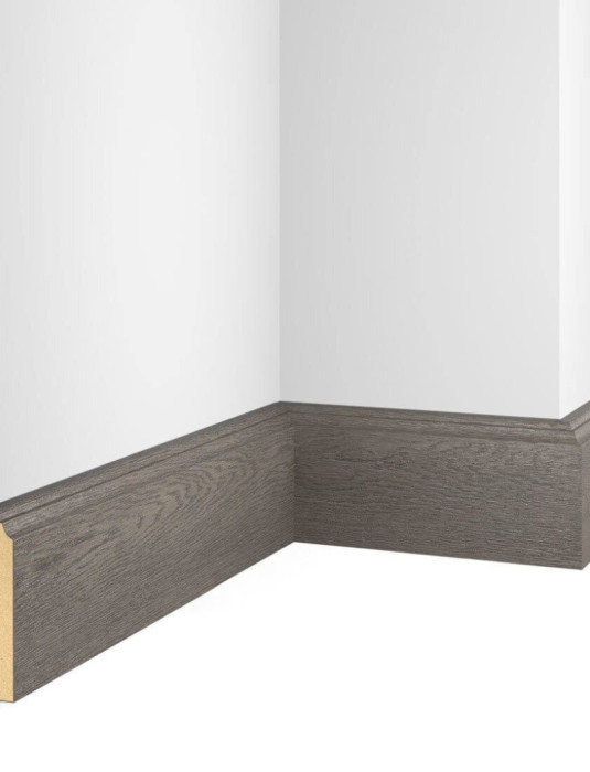 Плинтус Cosca Decor NanoFlex ЕP07 Дуб Сицилия 80x16x2400 мм