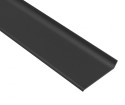 Алюминиевый плинтус ПЛ-100 300см черный