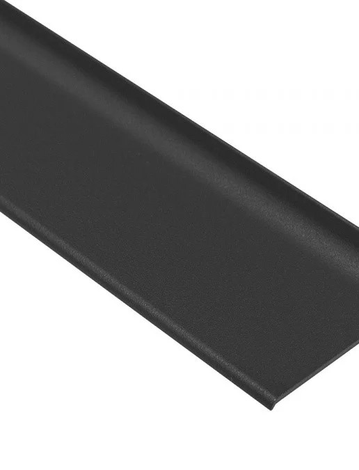 Алюминиевый плинтус ПЛ-100 300см черный