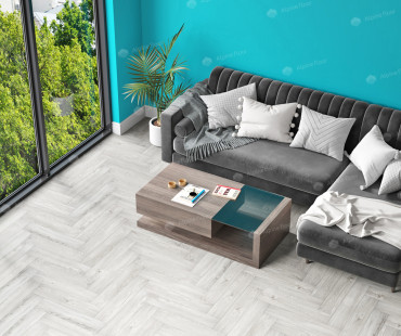 SPC-плитка Alpine Floor PARQUET LIGHT СНЕЖНЫЙ ЕСО 13-11