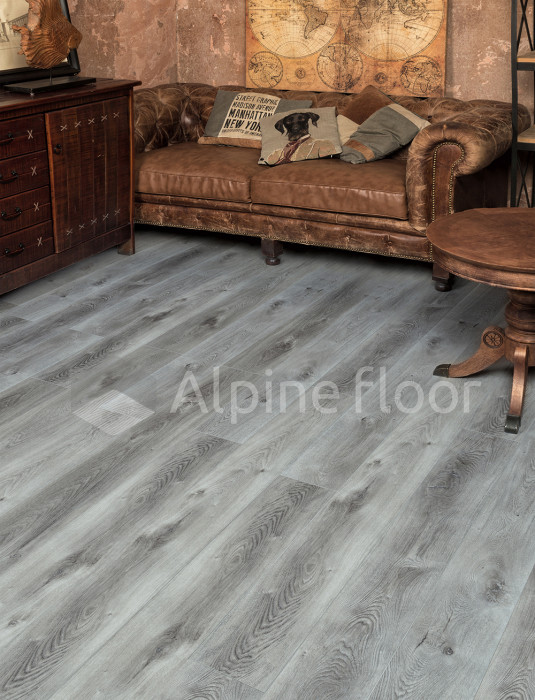 SPC - плитка Alpine Floor PREMIUM XL ДУБ ГРАНИТ АВА ECO 7-8