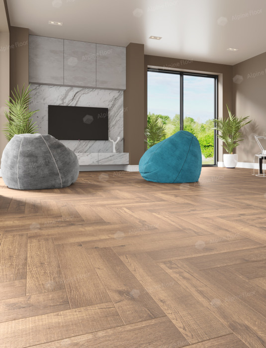Кварцвиниловая плитка Alpine Floor Parquet LVT Дуб Royal ECO 16-2