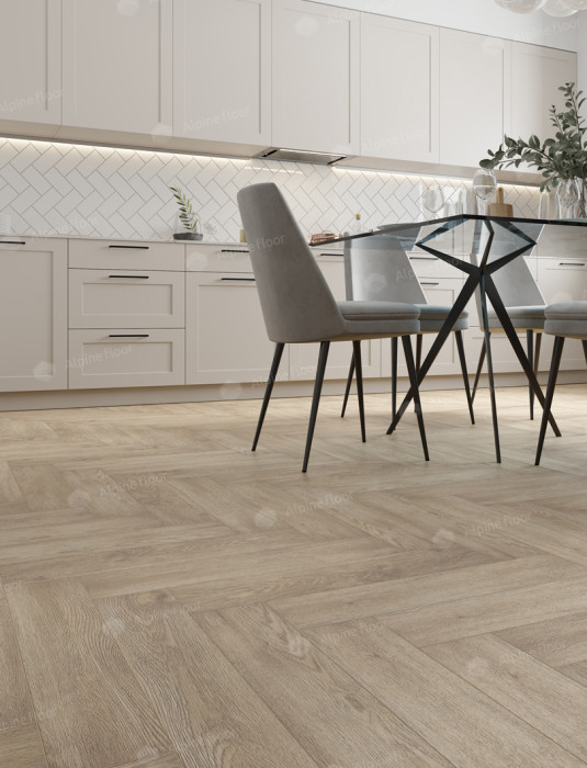Кварцвиниловая плитка Alpine Floor Parquet LVT Дуб Ваниль Селект ECO 16-3