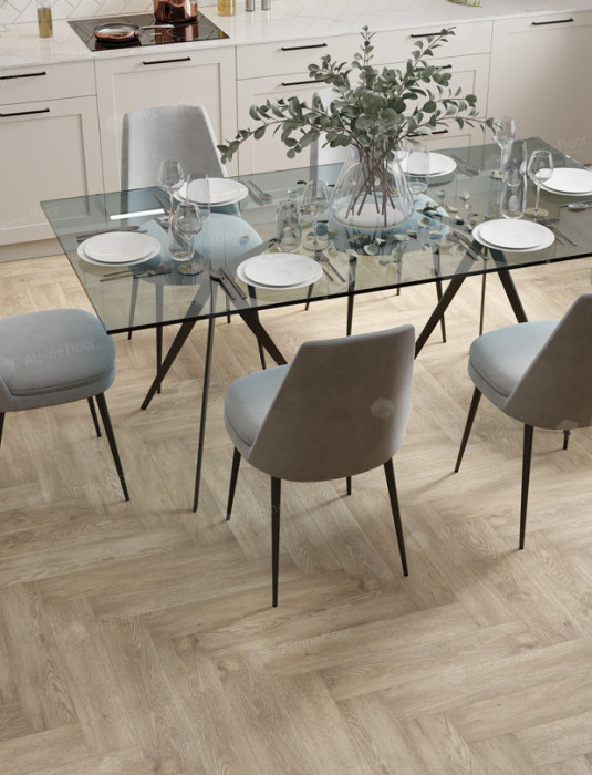 Кварцвиниловая плитка Alpine Floor Parquet LVT Дуб Ваниль Селект ECO 16-3