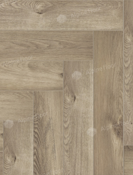 Кварцвиниловая плитка Alpine Floor Parquet LVT Дуб Натуральный отбеленный ECO 16-5