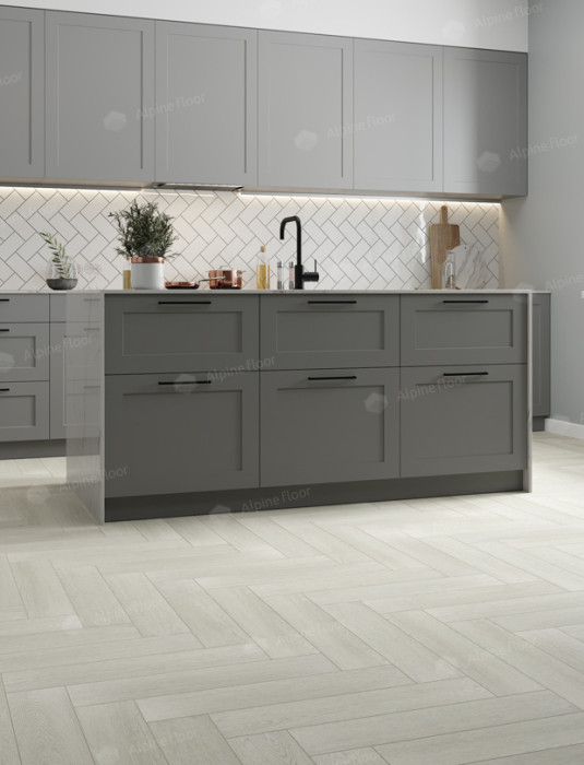 Кварцвиниловая плитка Alpine Floor Parquet LVT Зимний Лес ECO 16-6
