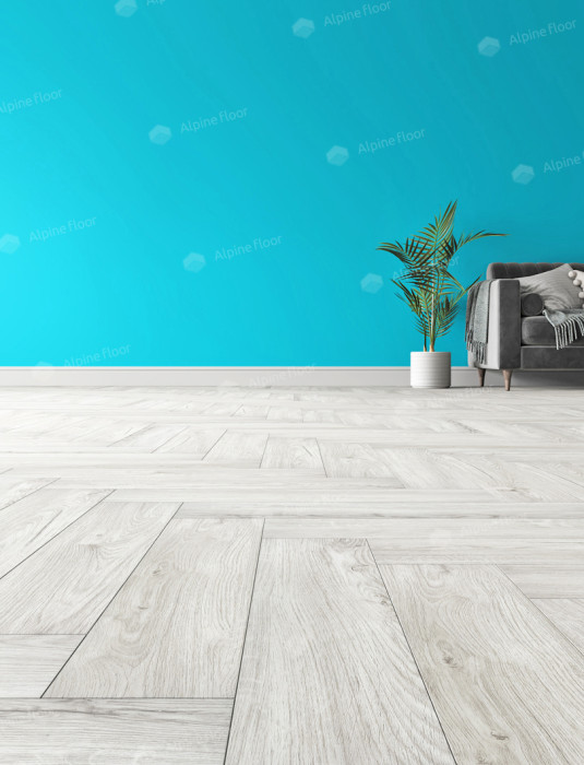 Кварцвиниловая плитка Alpine Floor Parquet LVT Снежный ECO 16-11
