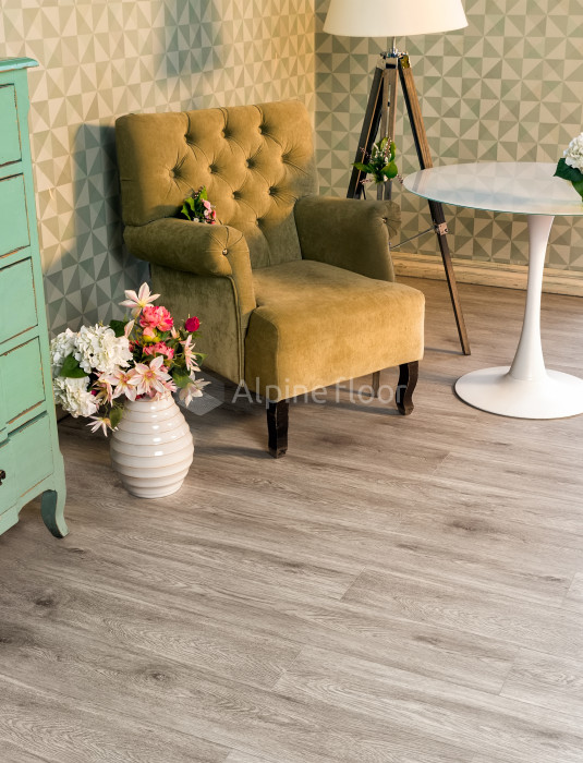 Кварцвиниловая плитка Alpine Floor Grand Sequoia Light Атланта ECO 11-201
