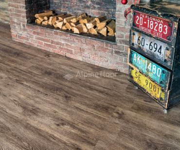 Кварцвиниловая плитка Alpine Floor Grand Sequoia Light Венге Грей ECO 11-801