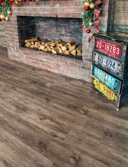 Кварцвиниловая плитка Alpine Floor Grand Sequoia Light Венге Грей ECO 11-801