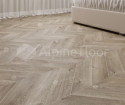 SPC - плитка Alpine Floor CHEVRON ДУБ ОТБЕЛЕННЫЙ ECO 18-3