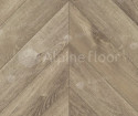 SPC - плитка Alpine Floor CHEVRON ДУБ ОТБЕЛЕННЫЙ ECO 18-3