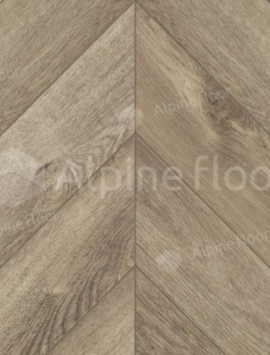 SPC - плитка Alpine Floor CHEVRON ДУБ ОТБЕЛЕННЫЙ ECO 18-3