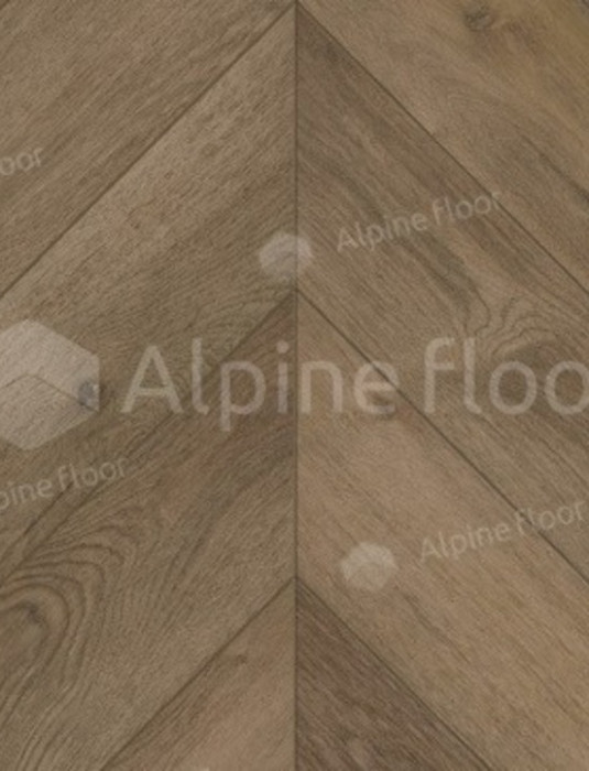 SPC - плитка Alpine Floor CHEVRON ДУБ НАСЫЩЕННЫЙ ECO 18-4