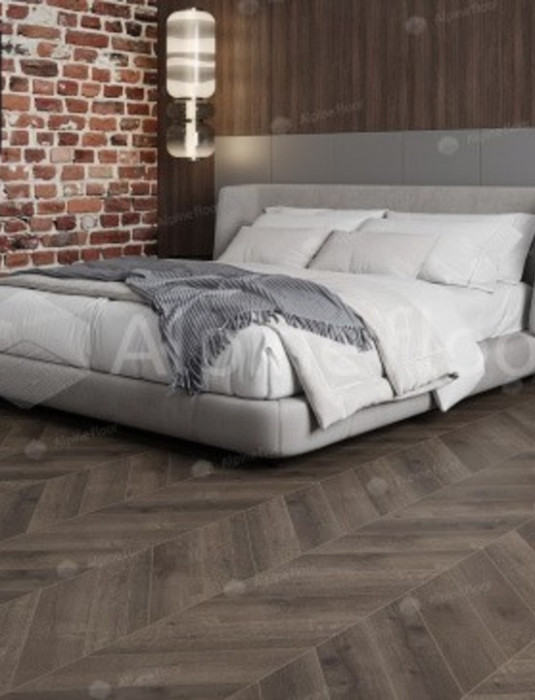 SPC - плитка Alpine Floor CHEVRON ДУБ АНТАРЕС ECO 18-9