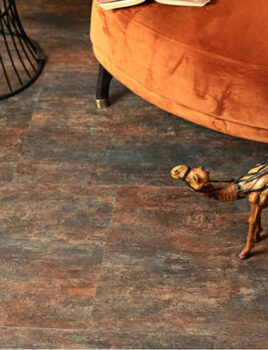 Виниловый ламинат Vinilam Керамическая Сталь 71617 Glue