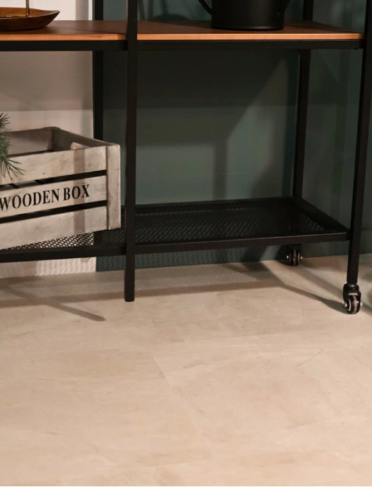 Виниловый ламинат Vinilam Бетон Белый 71615 Glue