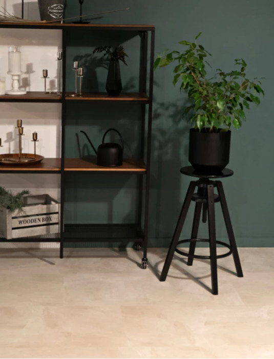 Виниловый ламинат Vinilam Бетон Белый 71615 Glue