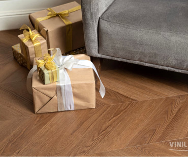 Виниловый ламинат Vinilam Паркет Шеврон Плезир I1651102