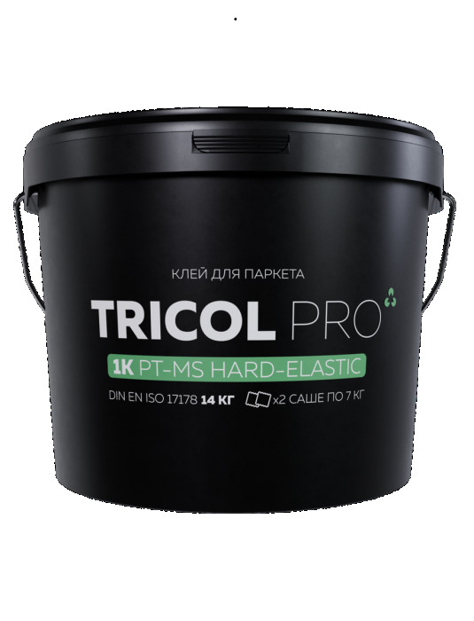 Клей для паркета TRICOL PRO 1K PT-MS HARD-ELASTIC (пакеты 2 саше*7кг)