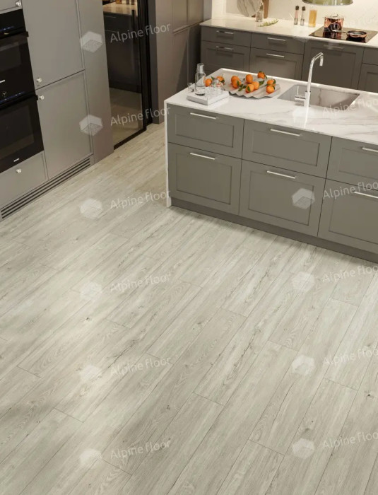 Кварцвиниловая плитка Alpine Floor Sequoia Снежная ECO 6-8 LVT