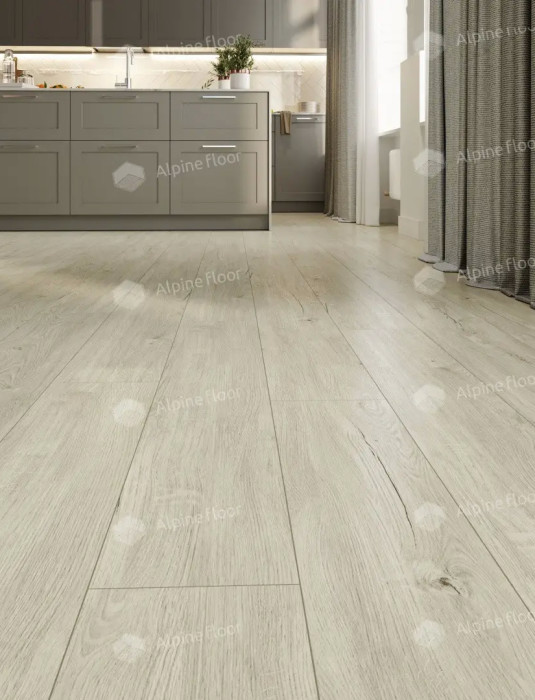 Кварцвиниловая плитка Alpine Floor Sequoia Снежная ECO 6-8 LVT