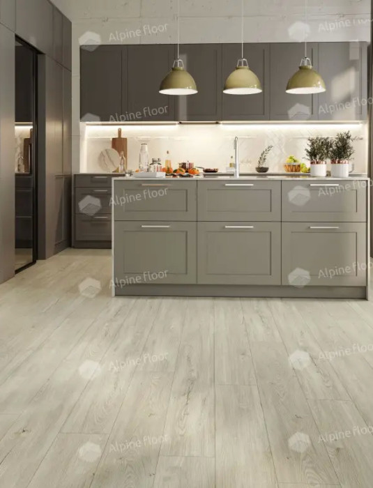Кварцвиниловая плитка Alpine Floor Sequoia Снежная ECO 6-8 LVT