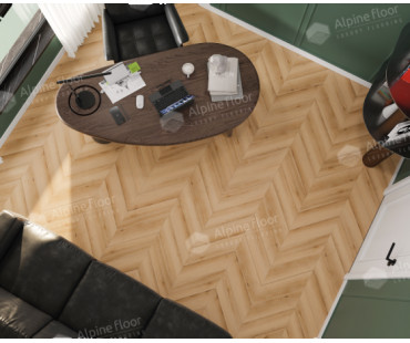 SPC - плитка Alpine Floor CHEVRON Дуб Самерсет ЕСО 18-19