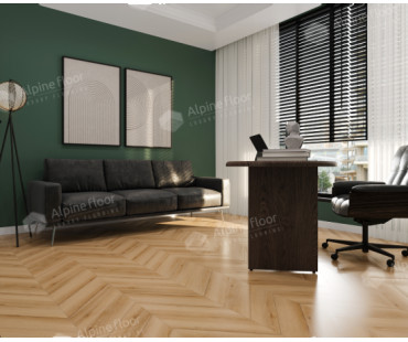 SPC - плитка Alpine Floor CHEVRON Дуб Самерсет ЕСО 18-19