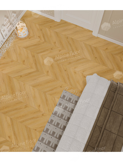SPC - плитка Alpine Floor CHEVRON Caldo ЕСО 18-20