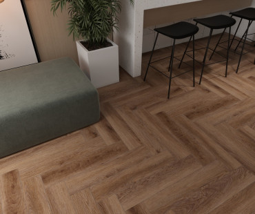 Замковой кварц-винил Union AR03-02 Дуб Брауни