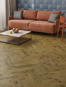 Ламинат 34 класса Alpine floor Herringbone Elegante LF304-14 Дуб Скай