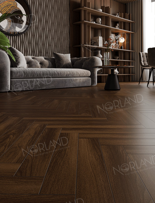Ламинат 34 класса Alpine floor Herringbone Elegante LF304-22 Дуб Треско