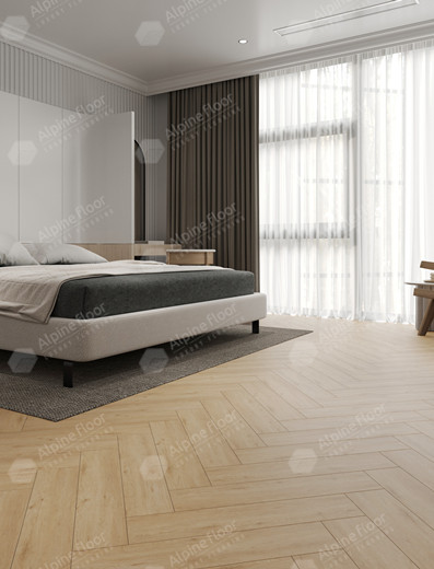 Замковой кварц-винил Alpine floor Дуб Лесат ЕСО 13-26