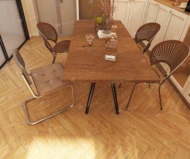 Ламинат 33 класса Alpine floor Herringbone 10 LF107-06 Дуб Пьемонт