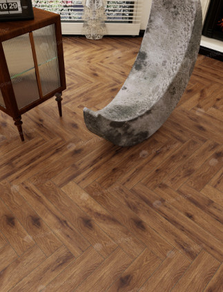 Ламинат 34 класса Alpine floor Herringbone 12 LF105-11 Дуб Умбрия