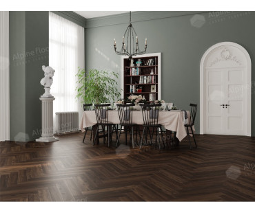 Ламинат 34 класса Alpine floor Herringbone 12 LF105-14 Дуб Абруццо